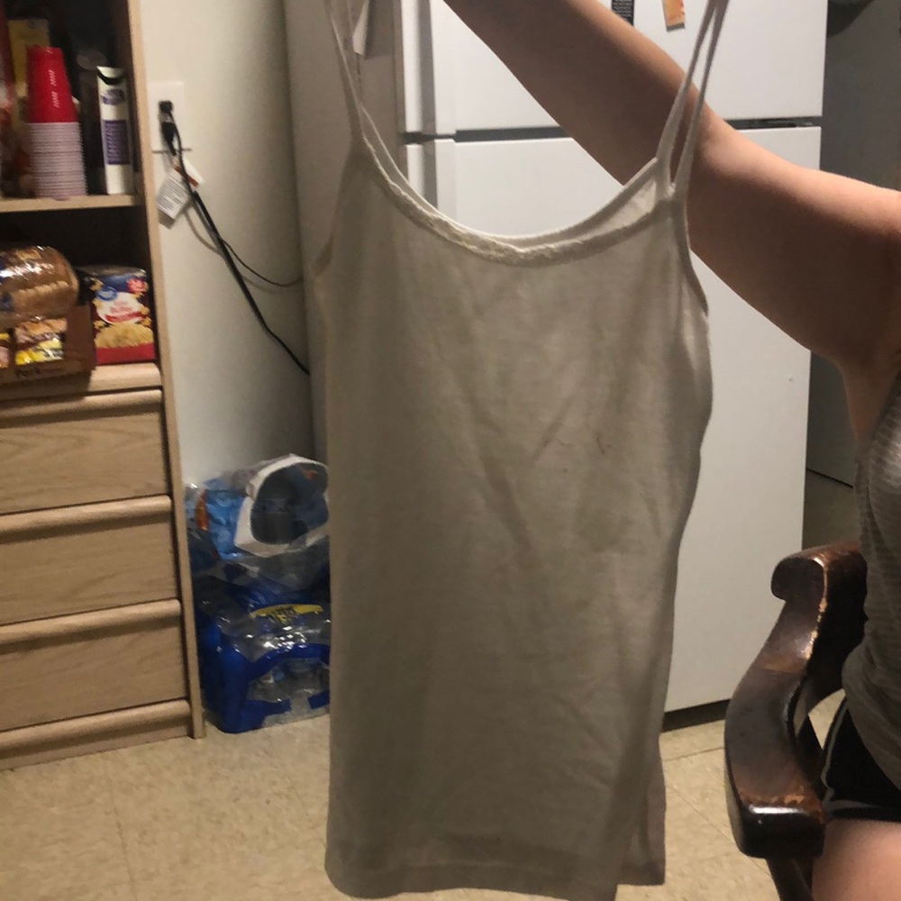 Brand unknown, M/L, White tank top